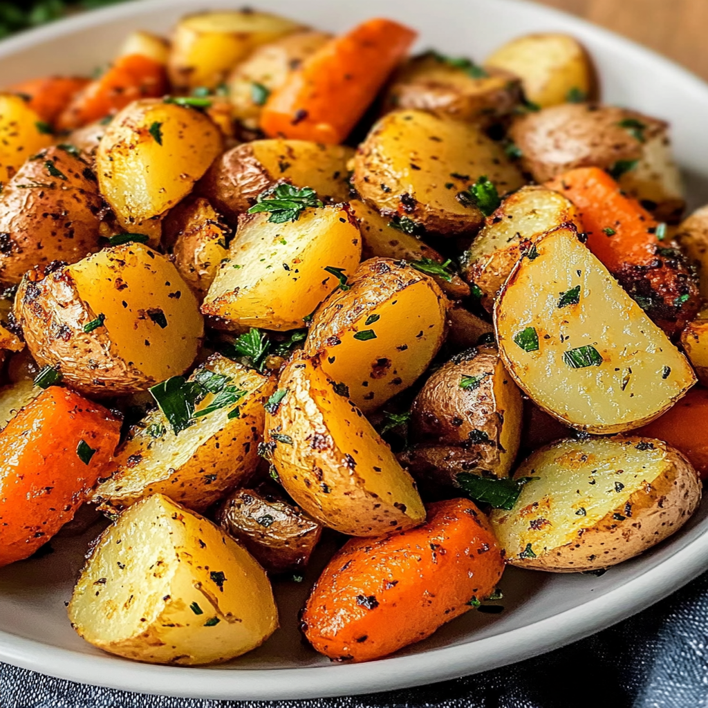 Achieve Crispy & Tender Roasted Potatoes and Carrots Easily